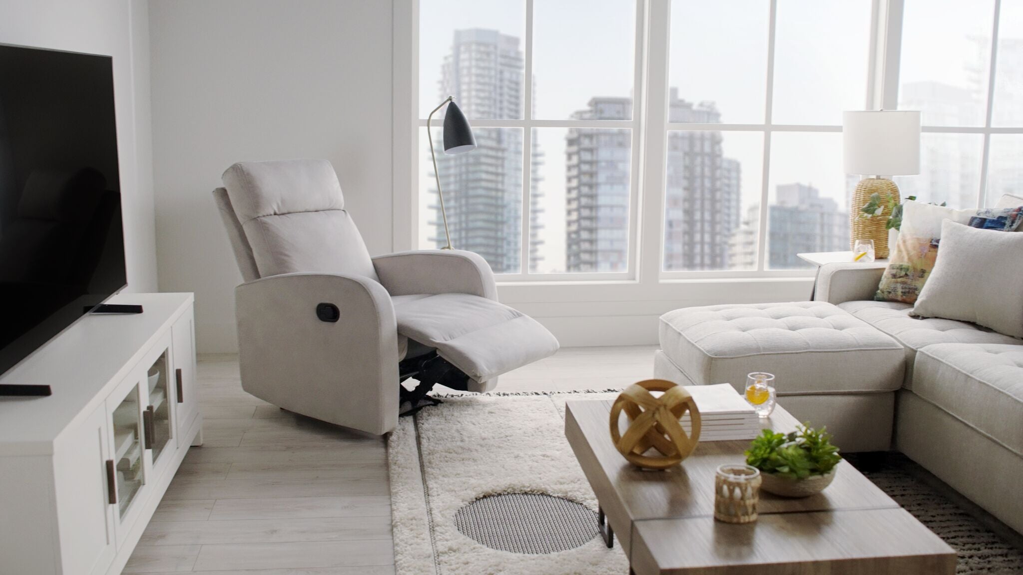 Owen Recliner - Grey