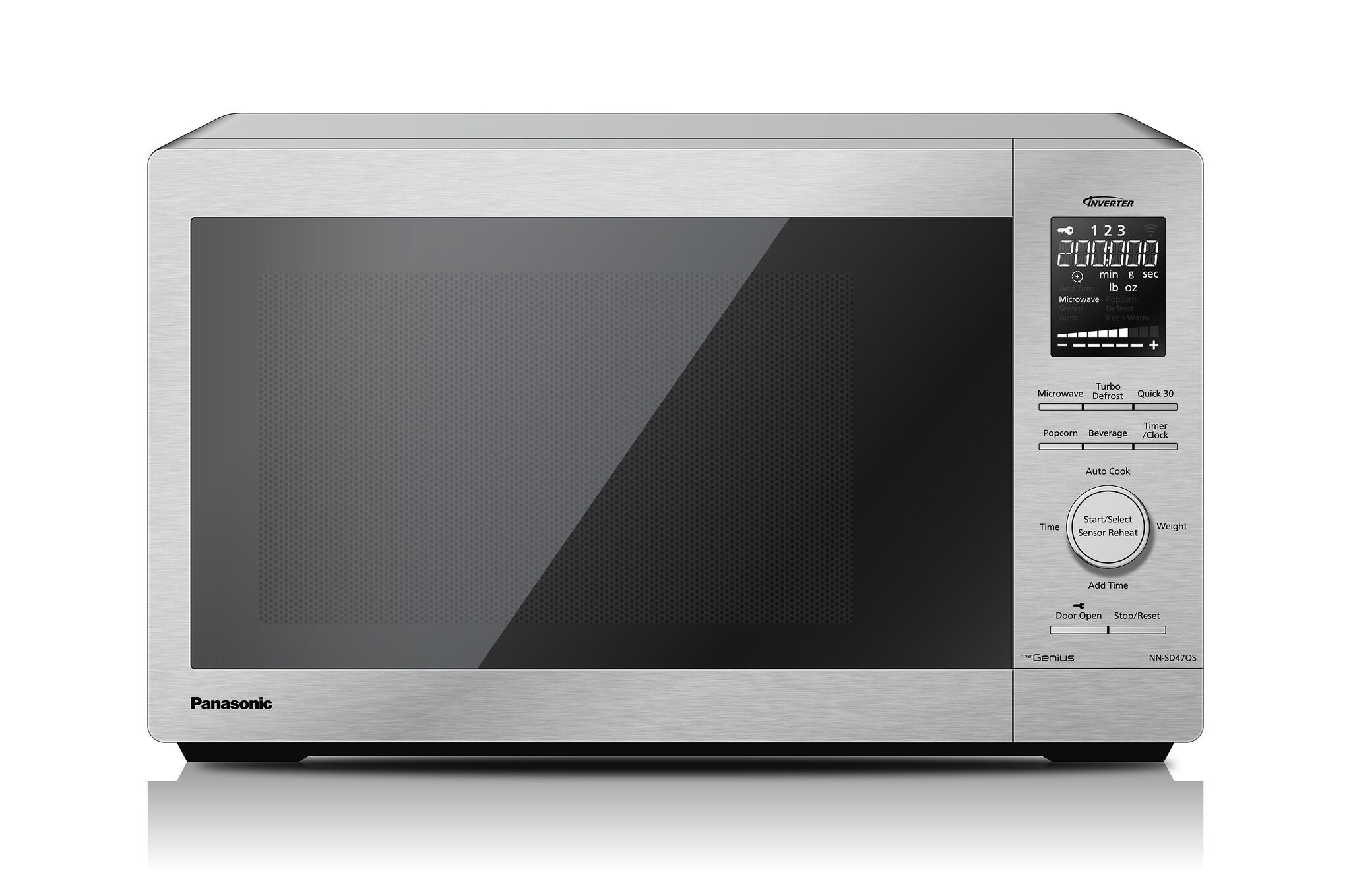 Panasonic Stainless Steel Countertop Microwave with Genius Sensor