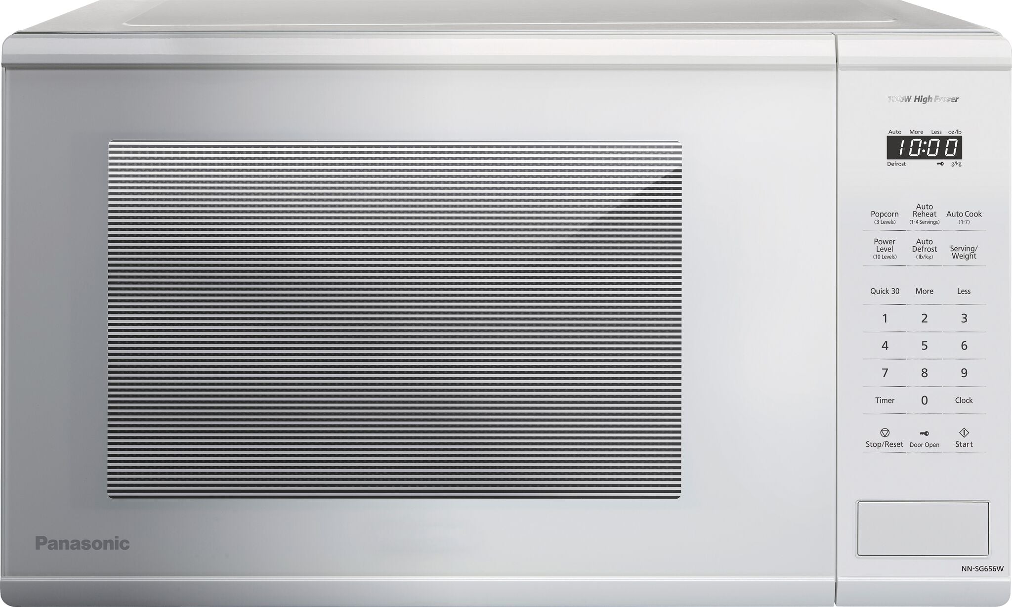 Panasonic White Countertop Microwave with Genius Sensor (1.3 Cu.Ft.) - NNSG656WC