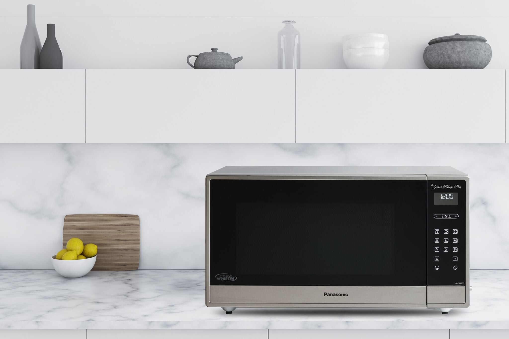 Panasonic Stainless Steel Countertop Microwave with Genius Sensor