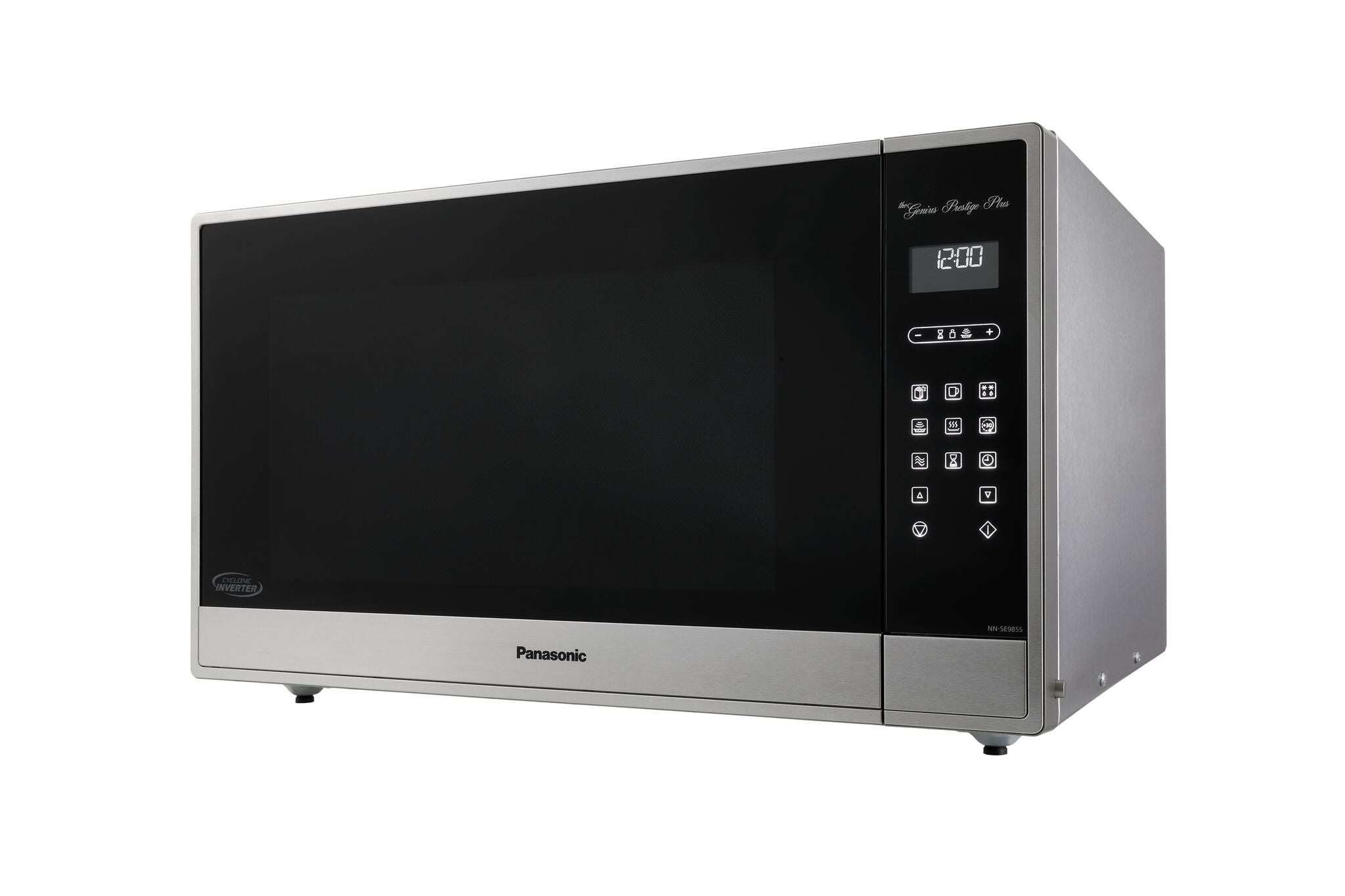 Panasonic Fingerprint Stainless Steel Countertop Microwave with
