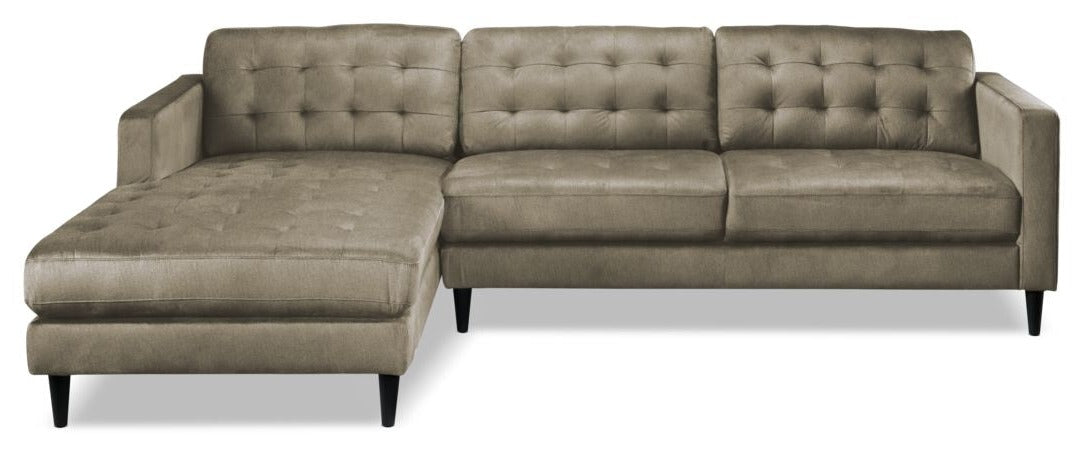 Paragon 2-Piece Sectional with Left-Facing Chaise - Taupe