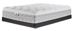 Kingsdown Paxton Medium Euro Top Twin Mattress and Low Profile Boxspring Set