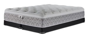 Kingsdown Paxton Medium Euro Top Queen Mattress and Split Low Profile Boxspring Set