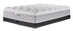 Kingsdown Paxton Medium Euro Top Queen Mattress and Split Low Profile Boxspring Set