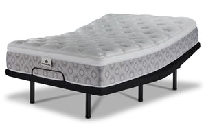 Kingsdown Paxton Medium Euro Top Full Mattress and L2 Fit Adjustable Base