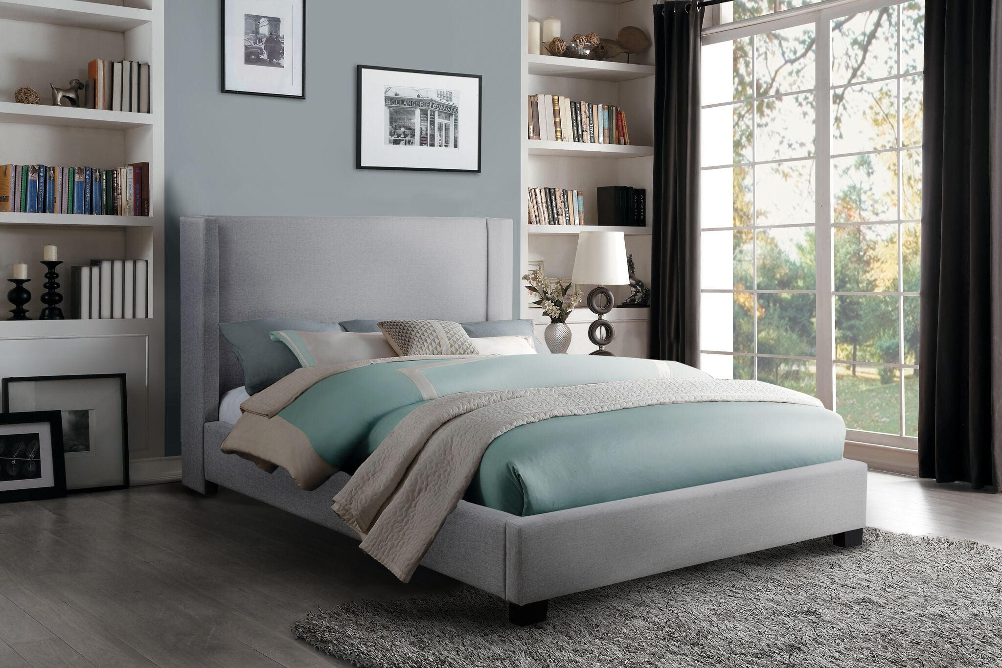 Penelope 3-Piece King Bed - Beige