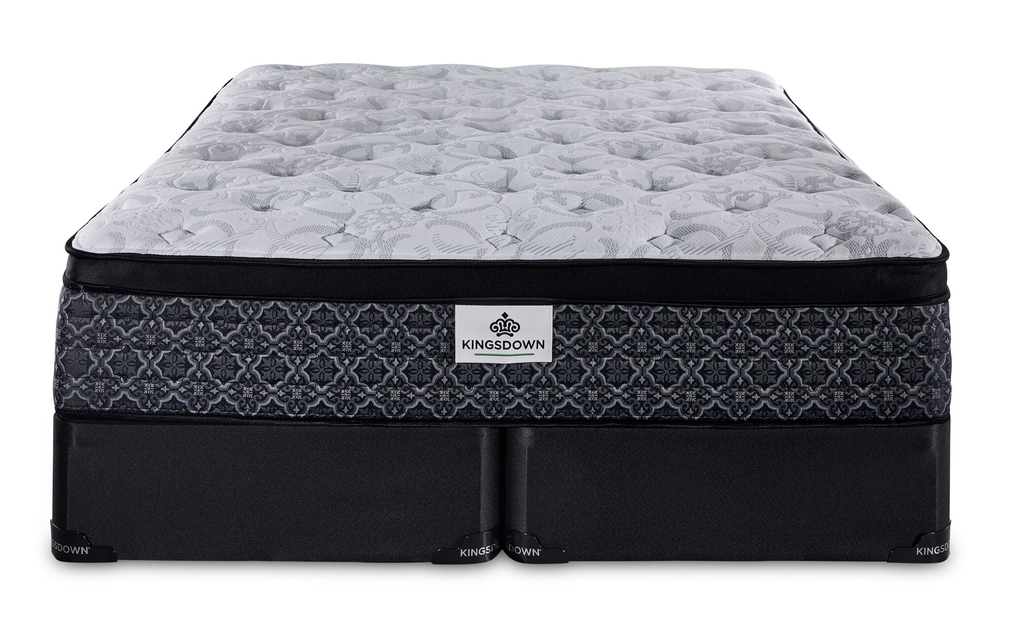 Kingsdown Percy Medium Euro Top King Mattress and Split Boxspring