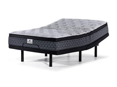 Kingsdown Percy Medium Euro Top King Mattress and L2 Motion Pro Adjustable Base