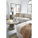Fresh Perspective Knit Ivory Throw -Light Brown