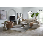 Fresh Perspective - Perspective 2-Piece Sectional with Right-Facing Chaise - Beige