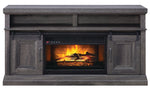 Preston 59.75" Fireplace TV Stand - Charcoal