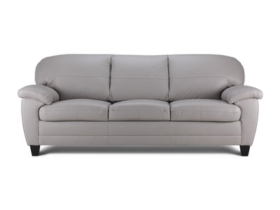 Raphael Leather Sofa - Cloud Grey