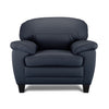 Raphael Leather Chair - Navy