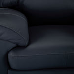 Raphael Leather Sofa - Navy