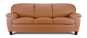 Raphael Leather Sofa - Saddle