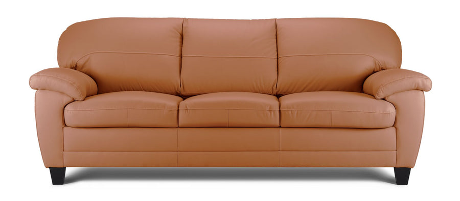 Raphael Leather Sofa - Saddle