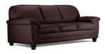 Raphael Leather Sofa and Loveseat Set - Mocha