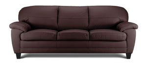 Raphael Leather Sofa - Mocha