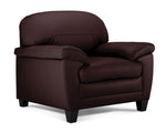 Raphael Leather Chair - Mocha