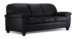 Raphael Leather Sofa - Raven
