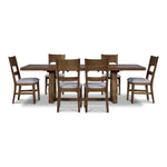 Raylan 7-Piece Extendable Dining Set - Brown