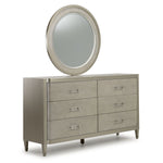 Reece 6-Drawer Dresser - Sliver Grey