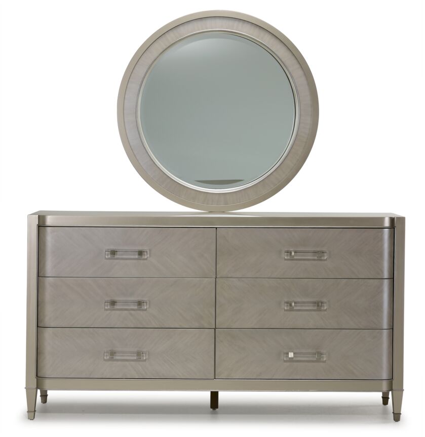 Reece 6-Drawer Dresser - Sliver Grey