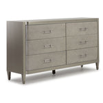 Reece 6-Drawer Dresser - Sliver Grey