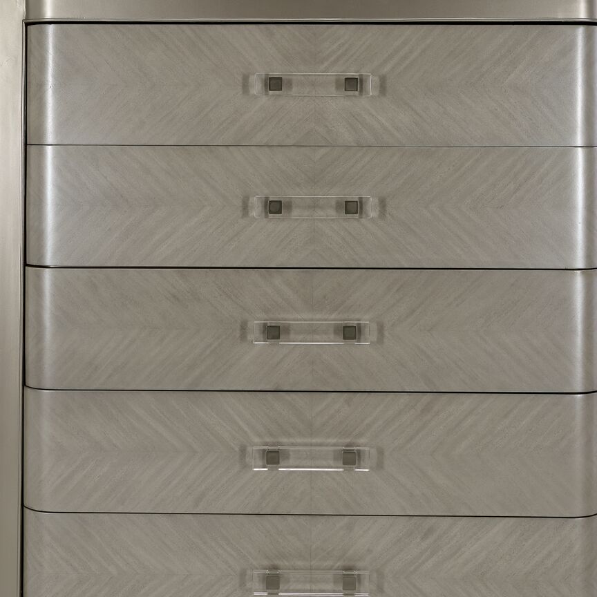 Reece 6-Drawer Chest - Silver Grey