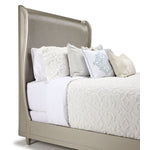 Reece 3-Piece Upholstered Queen Bed - Silver Grey