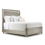 Reece 3-Piece Upholstered Queen Bed - Silver Grey