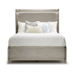 Reece 3-Piece Upholstered Queen Bed - Silver Grey