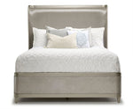 Reece 3-Piece Upholstered Queen Bed - Silver Grey
