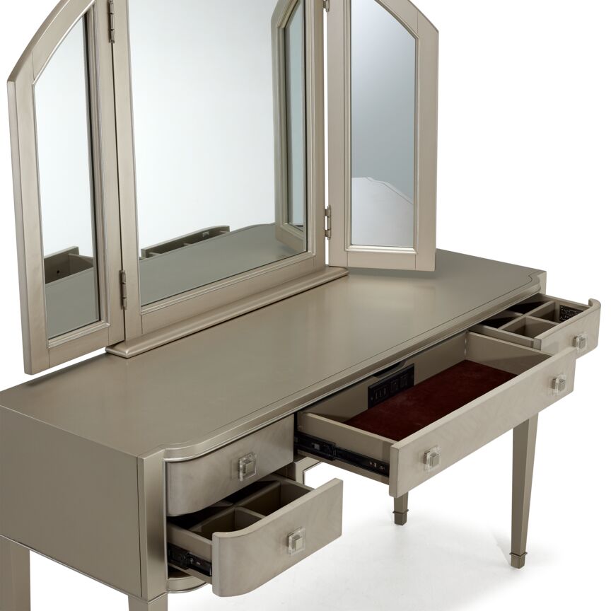 Reece 3-Piece Vanity - Silver Grey