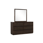 Reed 6-Drawer Dresser - Dark Walnut