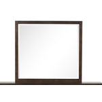 Reed Mirror - Dark Walnut