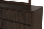 Reed 6-Drawer Dresser - Dark Walnut