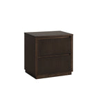 Reed Night Table - Dark Walnut