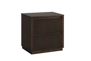 Reed Night Table - Dark Walnut