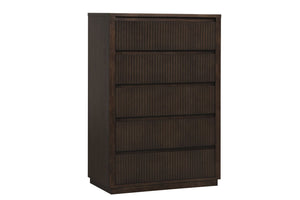 Reed 5-Drawer Chest - Dark Walnut