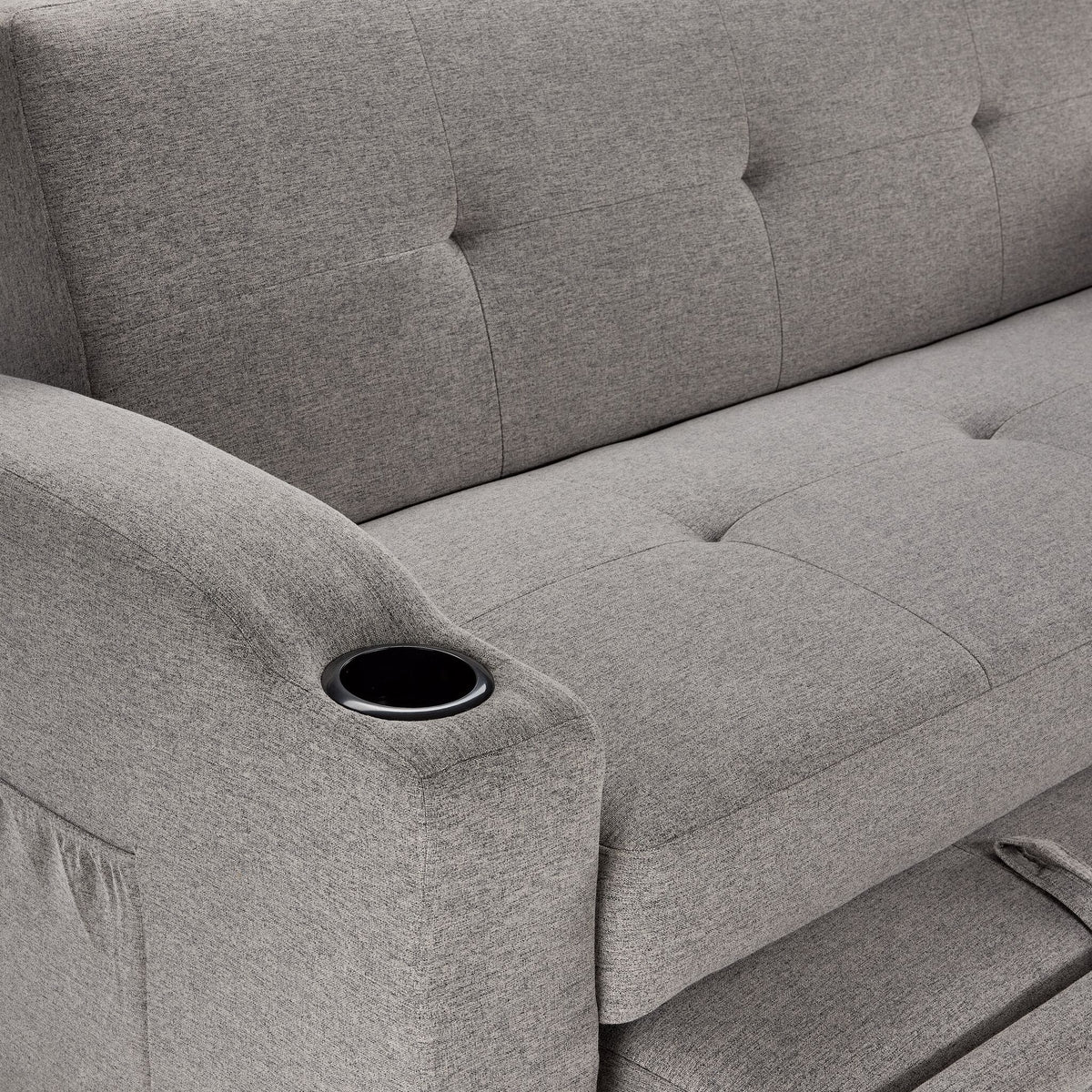 Reena Pop up Sofa Bed Grey Leon's