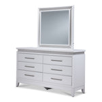 Reflections 6 - Piece King Bedroom Package - White