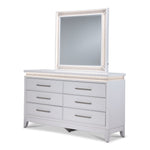 Reflections 6-Drawer Dresser - White