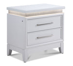 Reflections Night Table - White