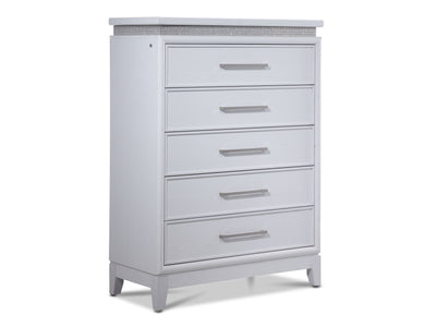 Reflections 5-Drawer Chest - White