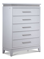 Reflections 5-Drawer Chest - White
