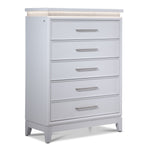 Reflections 5-Drawer Chest - White