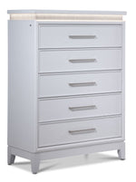 Reflections 5-Drawer Chest - White