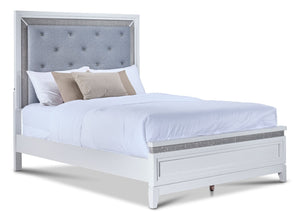Reflections 3 - Piece King Bed - White